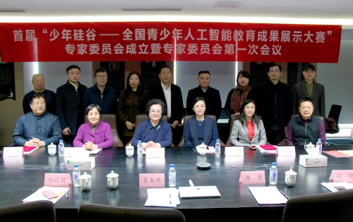 2020-2021学年“少年硅谷—全国青少年人工智能教育成果展示大赛”专家委员会成立会议暨专家委员会第一次会议在京举行